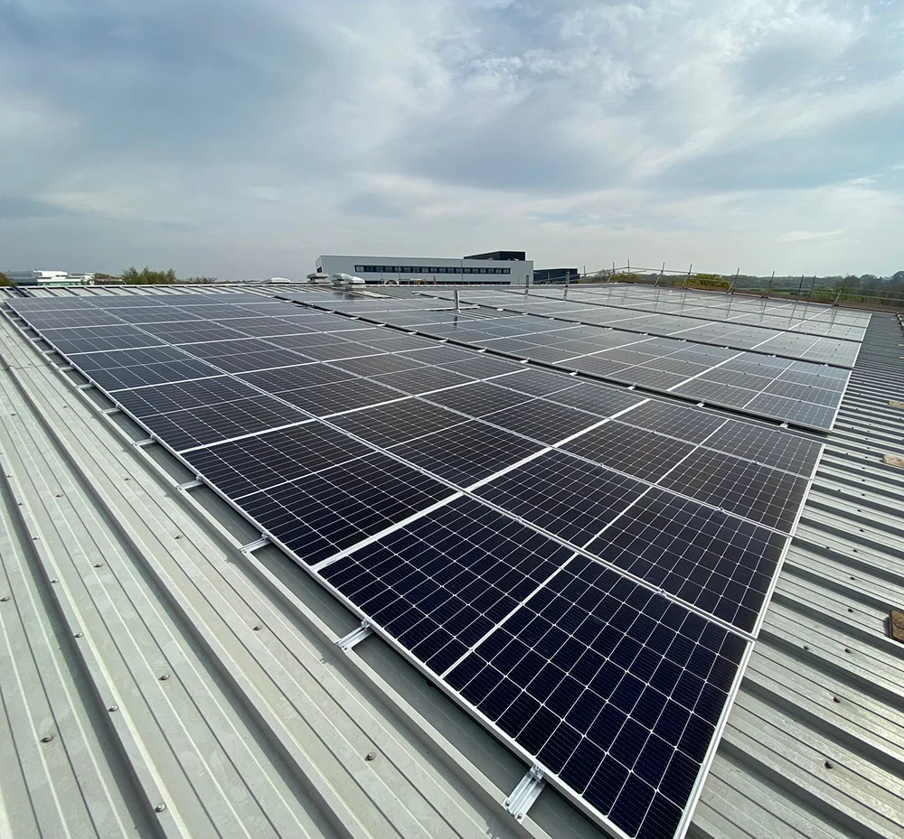 blythe valley solar roof panels