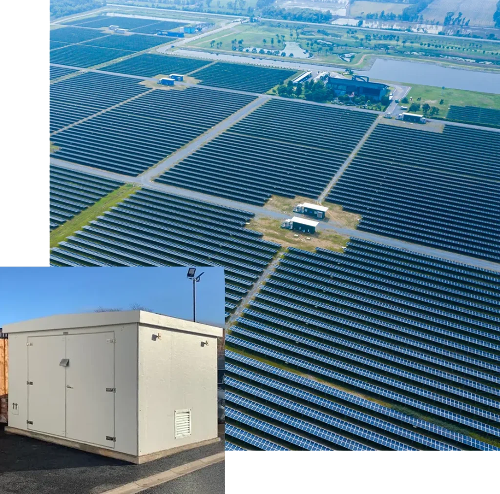 farming solar panel installation