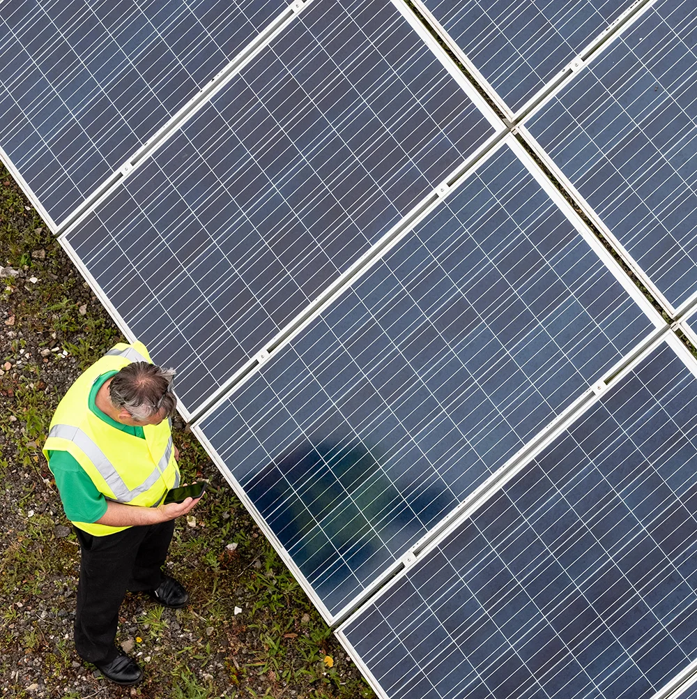 solar photovoltaic panels maintenance