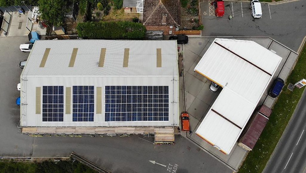 Solar PV Installation Middleton Service Station